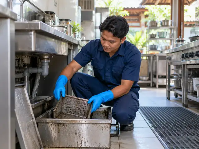 Sedot limbah dapur dan grease trap restoran