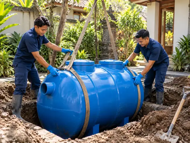 Instalasi septic tank BIO baru