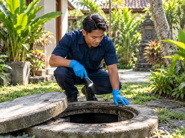 Perbaikan septic tank bermasalah